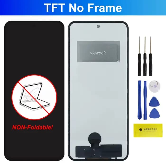 Écran LCD TFT Z Flip6 SM-F741B SM-F741B/DS pour Samsung Galaxy Z Flip 6, écran tactile LCD avec cadr