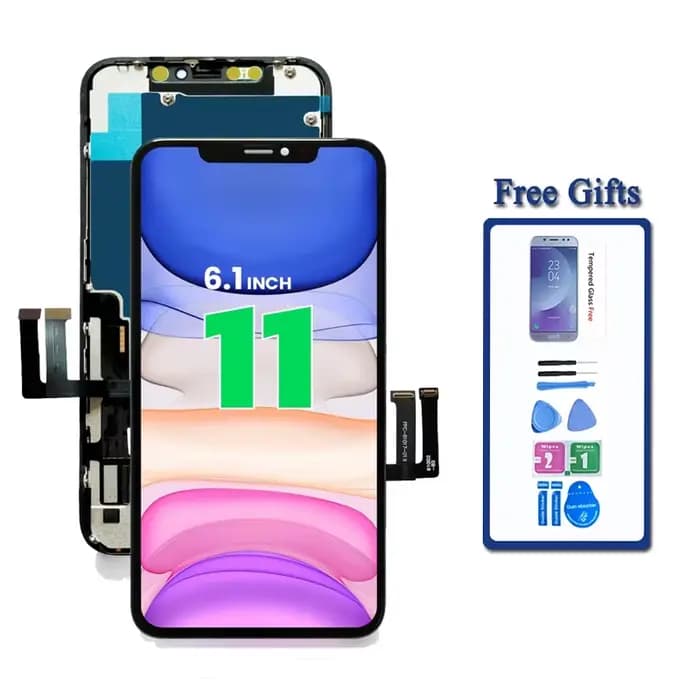 Écran OLED pour iPhone 11, écran tactile LCD, assemblage de numériseur, remplacement d'écran LCD pou