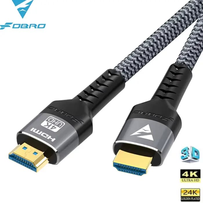 Câble compatible HDMI 8K, 4K à 120Hz, 8K à 60Hz, adaptateur HDMI 2.1, 48Gbps pour RTX 3080, Ehull HD