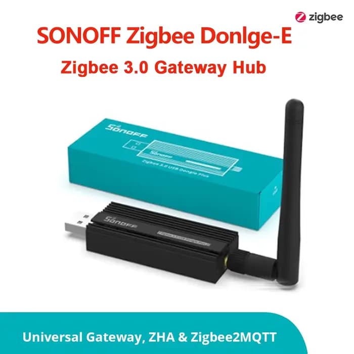 SONOFF Zigbee 3.0 USB Dongle Plus ZBDongle-E Passerelle Hub Zigbee pour Maison Intelligente via Home