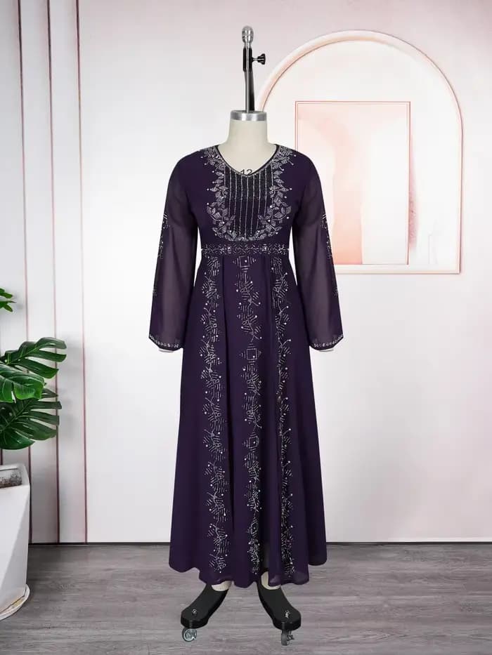 Abayas 2026 pour femmes, robes de soirée de luxe de Dubaï, mode musulmane africaine, caftan marocain