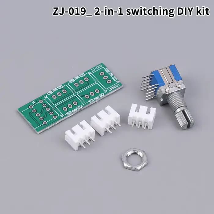 Carte de commutation de signal audio avec sélection de deux, trois ou quatre sources audio, comparan