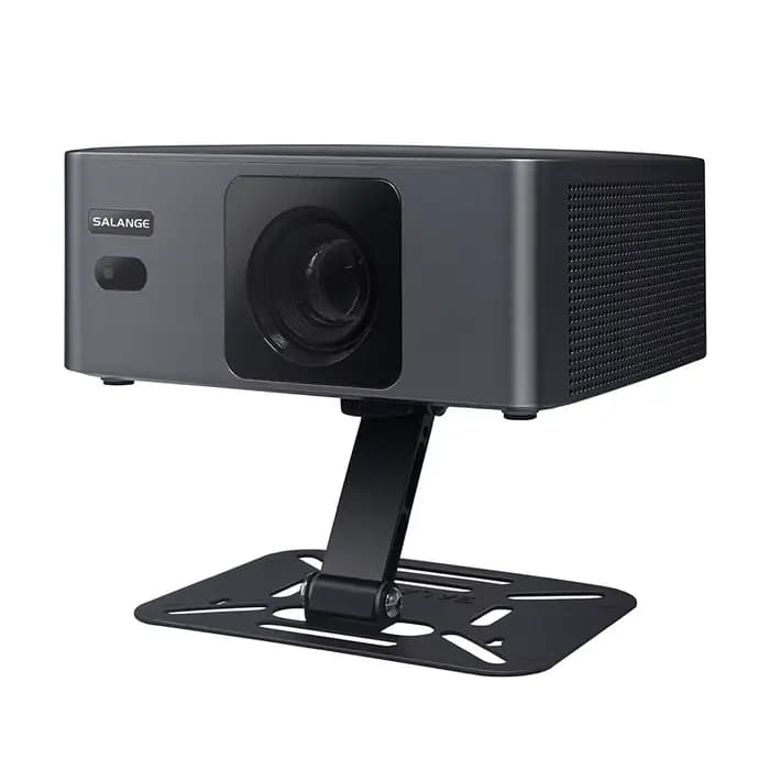 Salange Nouveau projecteur intelligent Android 14 5G Wifi6 Bluetooth Mini projecteur Home Cinéma Thé