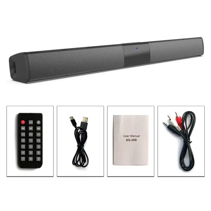 Hautréusde barre de son stéréo avec télécommande, Bluetooth 5.3, son surround, home cinéma, prise en