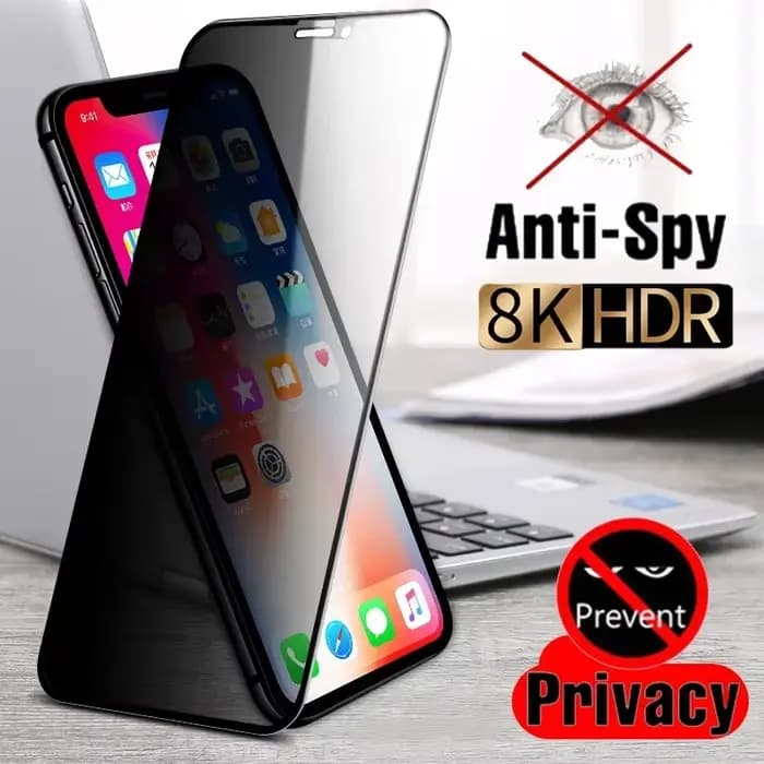 Protecteur d'écran de confidentialité à couverture complète, pour iPhone 11 12 13 14 15 Pro Max 8 Pl