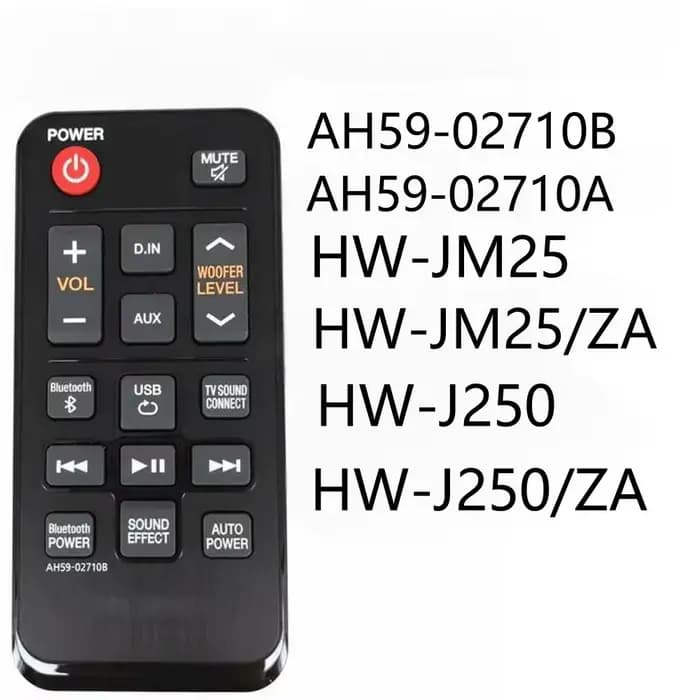 Nouvelle télécommande AH59-02710B de remplacement pour barre de son Audio Samsung HW-J250 HW-JM25/ZA