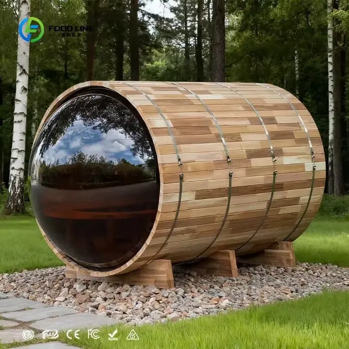 Sauna en bois sur mesure avec poêle à sauna à vendre, pour usage domestique, jardin, bien-être, saun