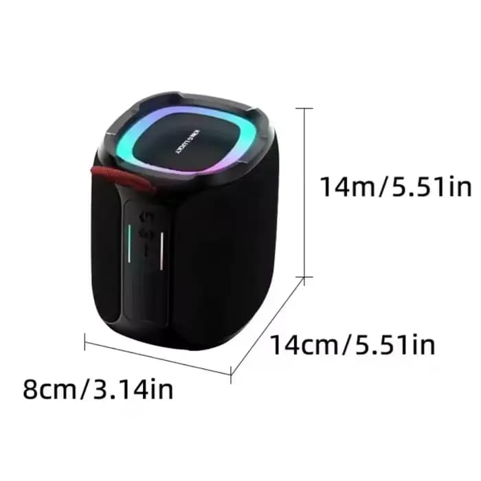 Caisson de basses étanche extérieur, barre de son de cinéma maison, haut-parleur Bluetooth, lumières