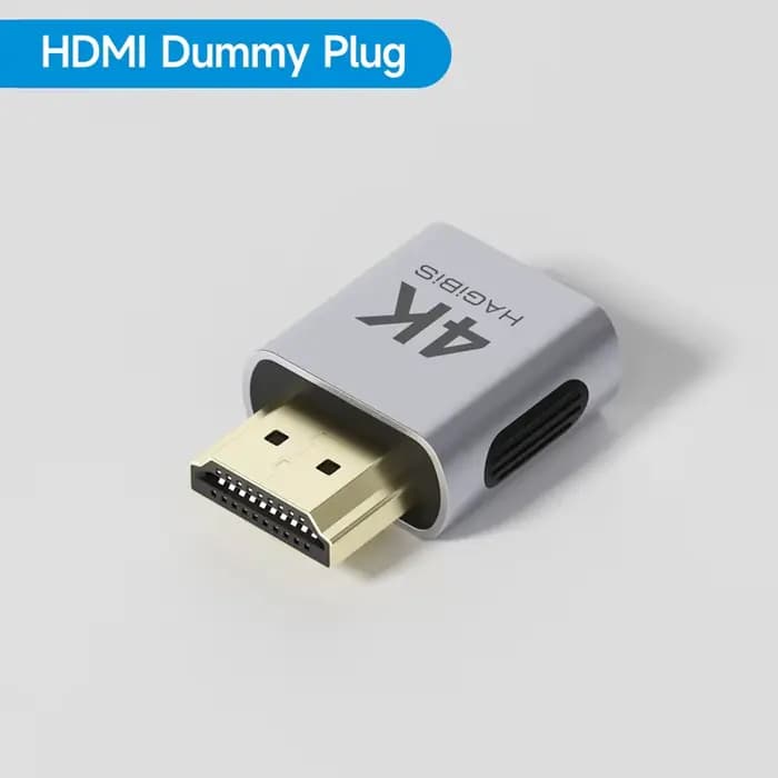Hagibis 4K HDMI prise factice DisplayPort EDID émulateur prise adaptateur sans tête émulateur d'affi