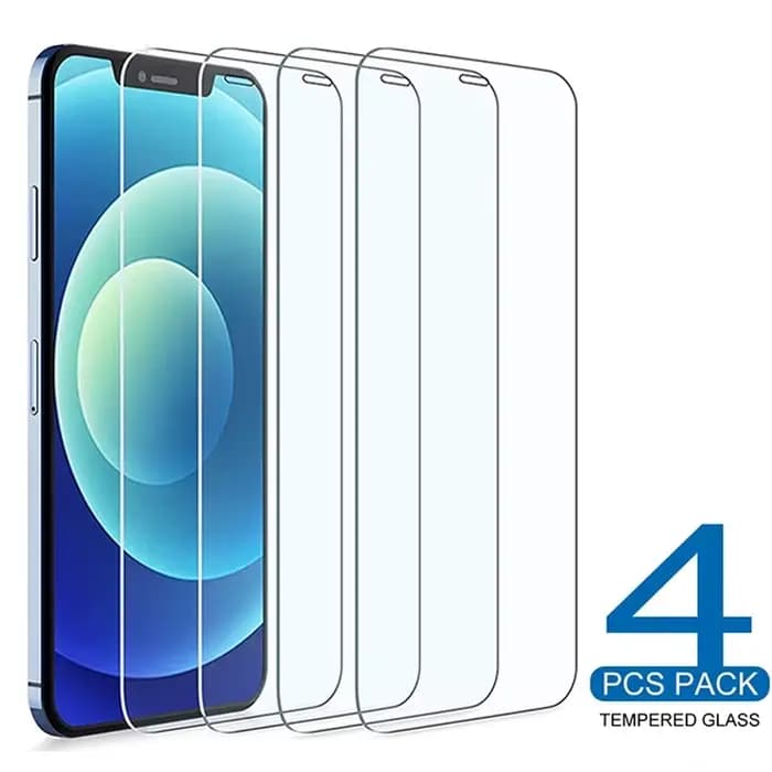4 pièces verre de protection pour iPhone 17 16 15 14 13 12 11 Pro XR X XS Max protecteur d'écran pou