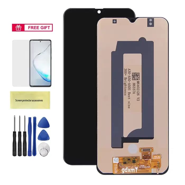 Écran d'affichage tft A50 avec cadre, pour Samsung Galaxy A50 A505 A505FN/DS A505F/DS écran LCD remp