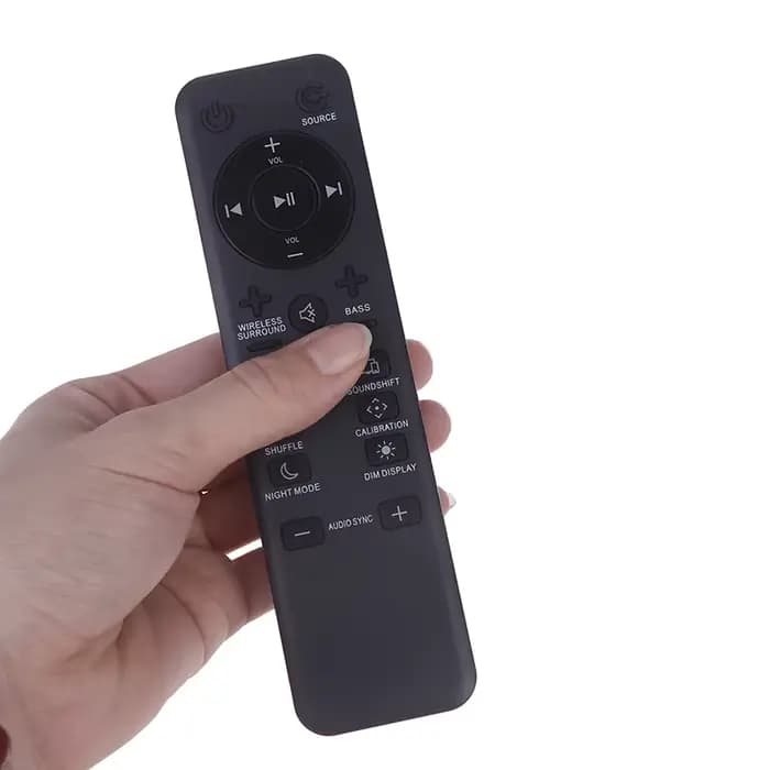 Télécommande noire pour JBL Bar 2.1 3.1 5.1 canaux 4K Ultra HD système de barre de son sans fil Home