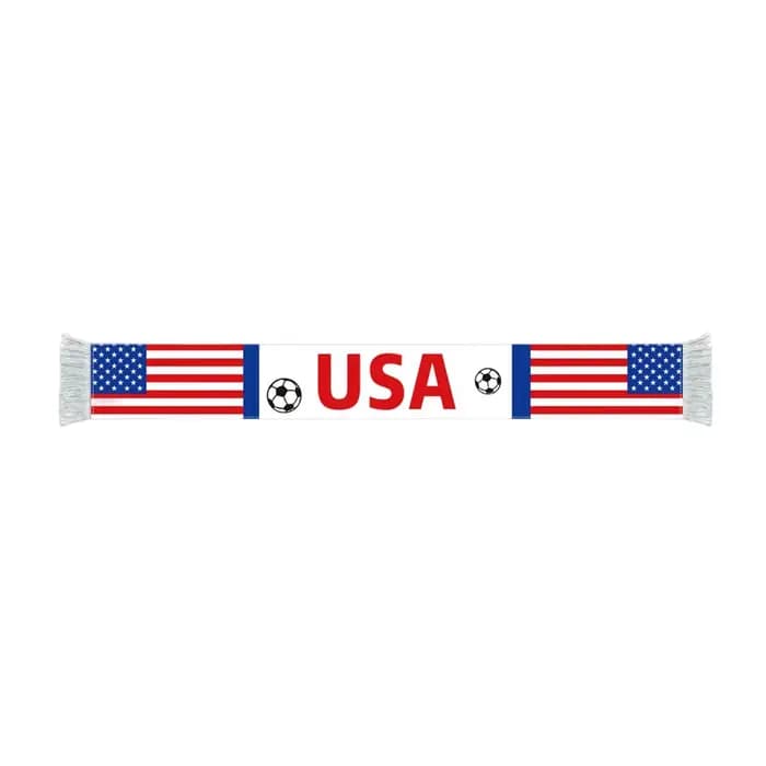 Écharpe pour fan de football, imprimé drapeau national, cache-cou, accessoire pour match de football