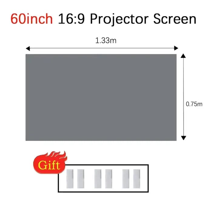 Projecteur portable haute définition 4K 16:9, écran anti-lumière, simple, matériau métallique, dispo