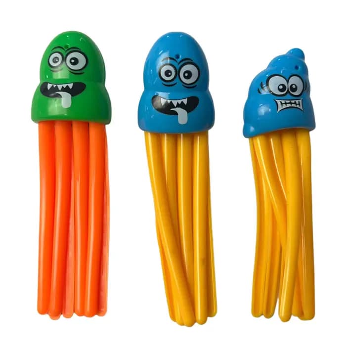 Jouets de plongée et d'entraînement aquatique pour enfants, avec anneaux de récupération en forme de