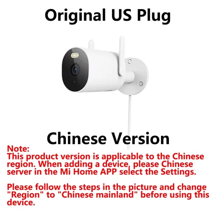 Xiaomi caméra extérieure AW300 IP66 2K IP66 couleur Vision nocturne caméra à domicile Surveillance v