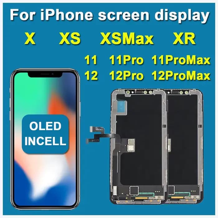 AAA + OLED pour iPhone X XR XS Max LCD Incell pour iPhone 11 12 13 14 Pro Max 13 Mini 14 Plus LCD éc