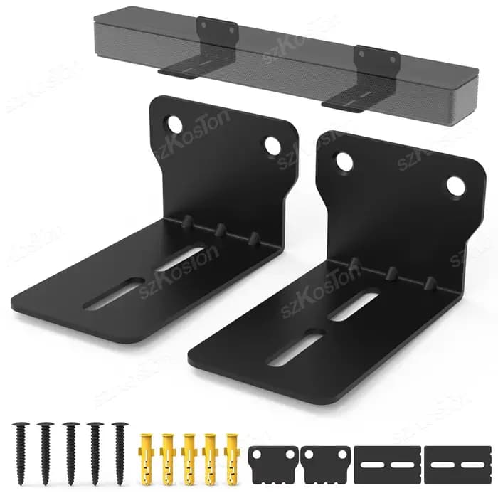 Supports muraux pour barre de son, 2 pièces, supports universels pour barre de son sous le téléviseu