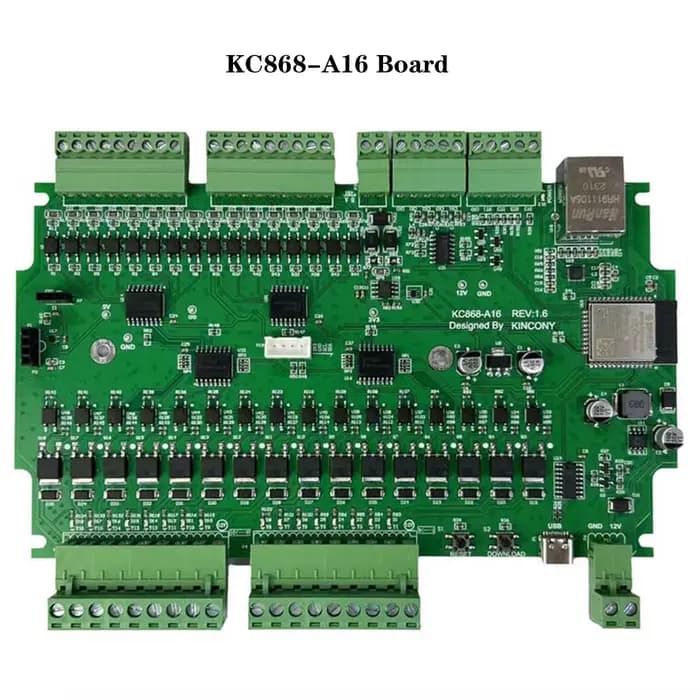 ESPHome – carte de commutation de relais ESP32, Assistant domestique A16 MQTT TCP Web HTTP Tuya Tasm