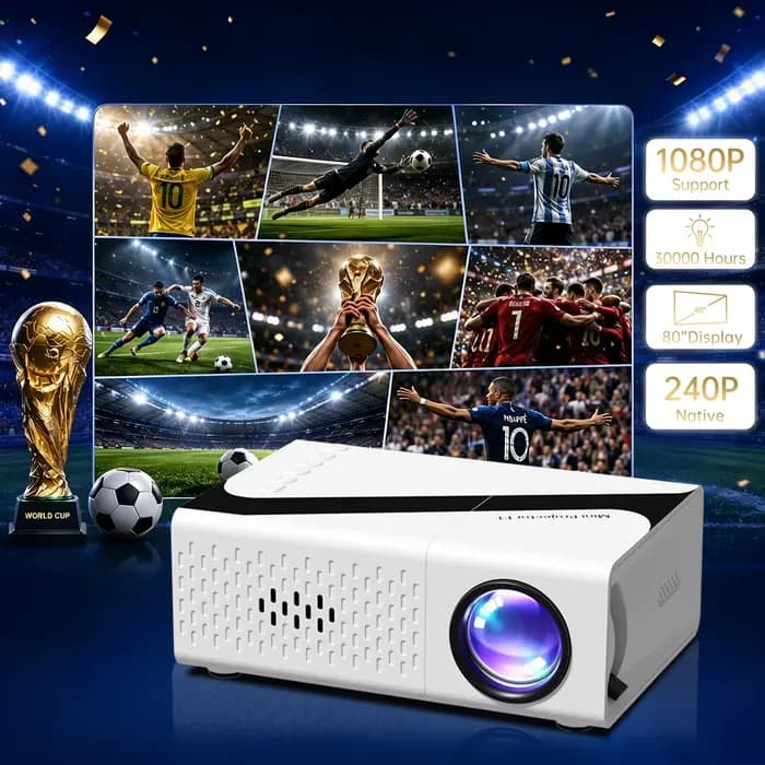 Mini projecteur portable LED