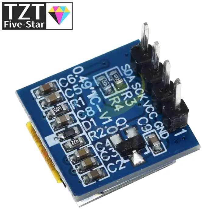 GREATZT 1/2 pièces 0.49 pouces OLED Module LCD blanc 0.49 "écran 64x32 I2C IIC Interface SSD1315 pilote pour Arduino AVR STM32