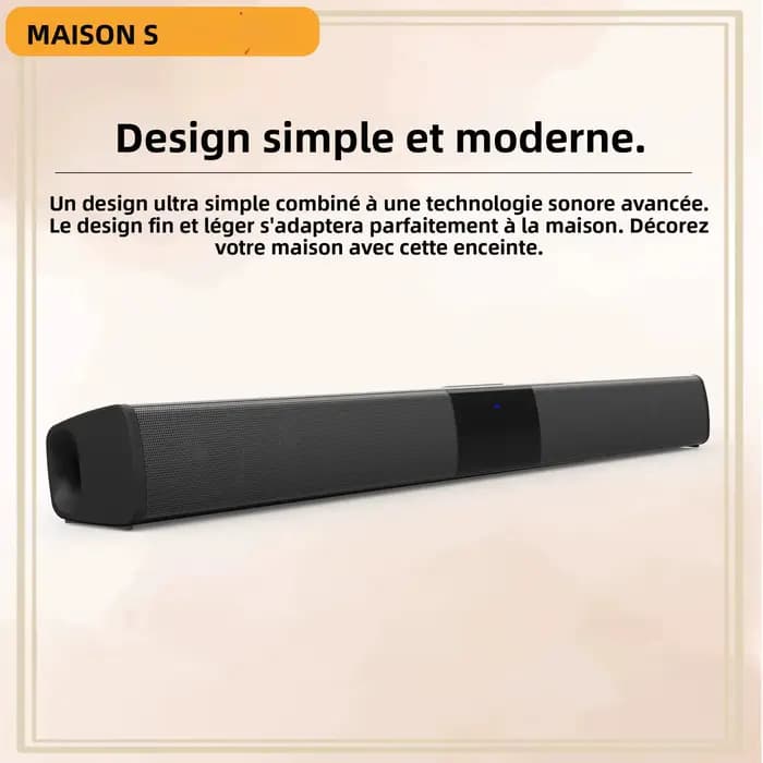 Barre de son HOMEFISH BS-28B 20W
