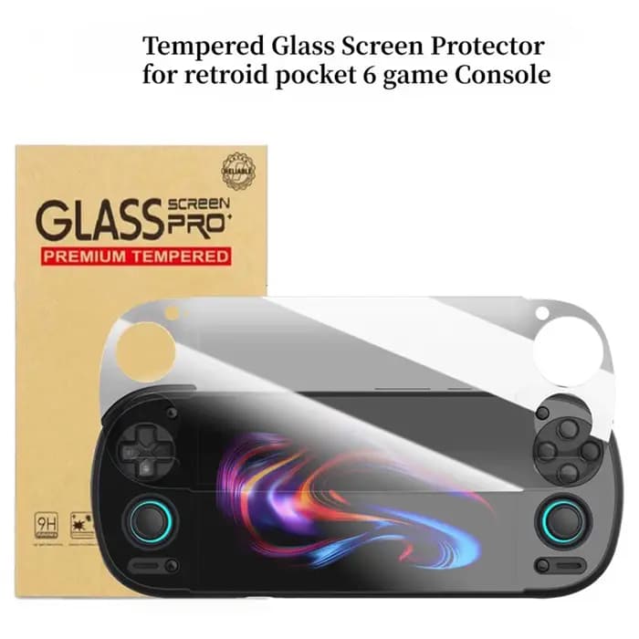Protecteur d'écran pour console de jeu Retroid Pocket 6, film transparent haute définition, couverture complète, anti-rayures, anti-empreintes digitales