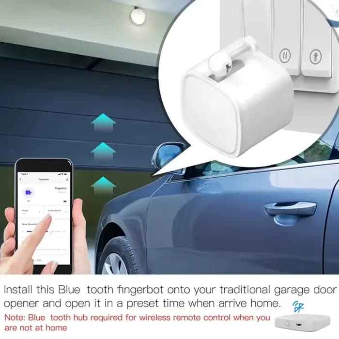 Robot de bouton intelligent Bluetooth, commutateur sans fil Fingerbot avec option passerelle Bluetooth pour application Smart Life