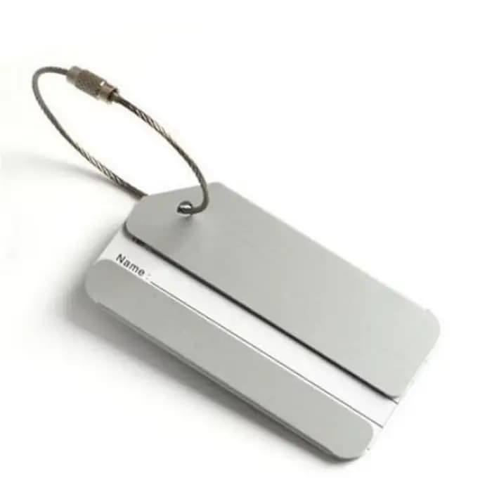 Accessoires de voyage en forme d'avion, étiquette de bagage créative, étiquettes nominatives de bagage, étiquettes de bagages en alliage d'aluminium, étiquette d'embarquement