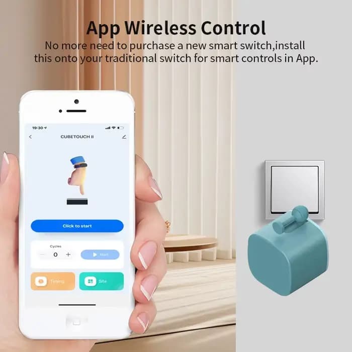 Robot de bouton intelligent Bluetooth, commutateur sans fil Fingerbot avec option passerelle Bluetooth pour application Smart Life