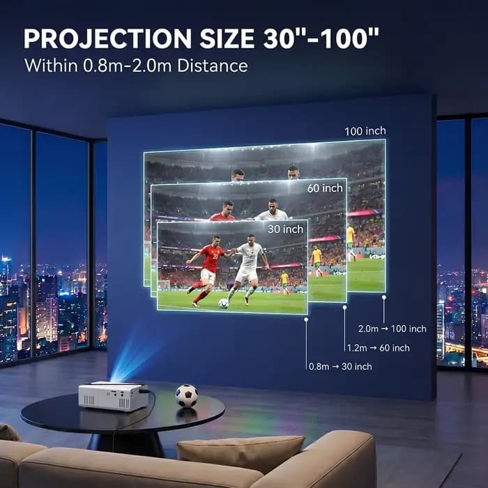 Mini projecteur portable LED