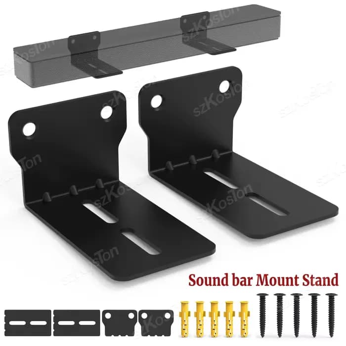 Supports muraux pour barre de son