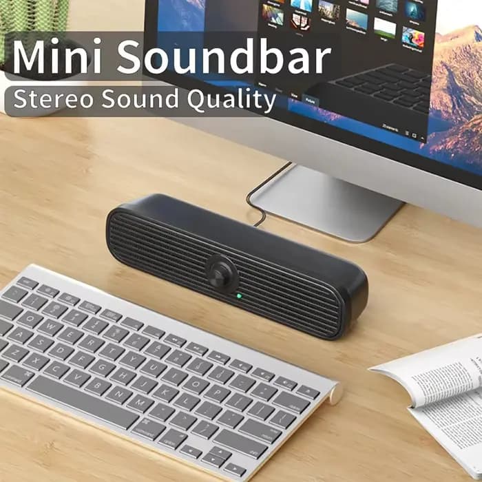 Barre de son portable filaire pour PC