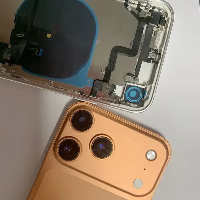 Écran plat modifié pour iPhone XR à 17 Pro – Remplacement d'écran incurvé, ajustement parfait, style 17 Pro avec châssis et flash