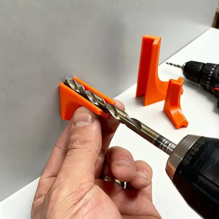Lot de 3 guides de perçage avec rainures en V pour une ajustement parfait |   Outil de positionnement carré plus durable que les rails ronds