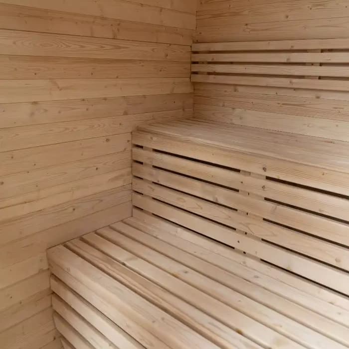 Sauna en bois massif personnalisé pour 4 personnes, sauna extérieur, sauna intérieur, cabane en dôme extérieure, tente en bois