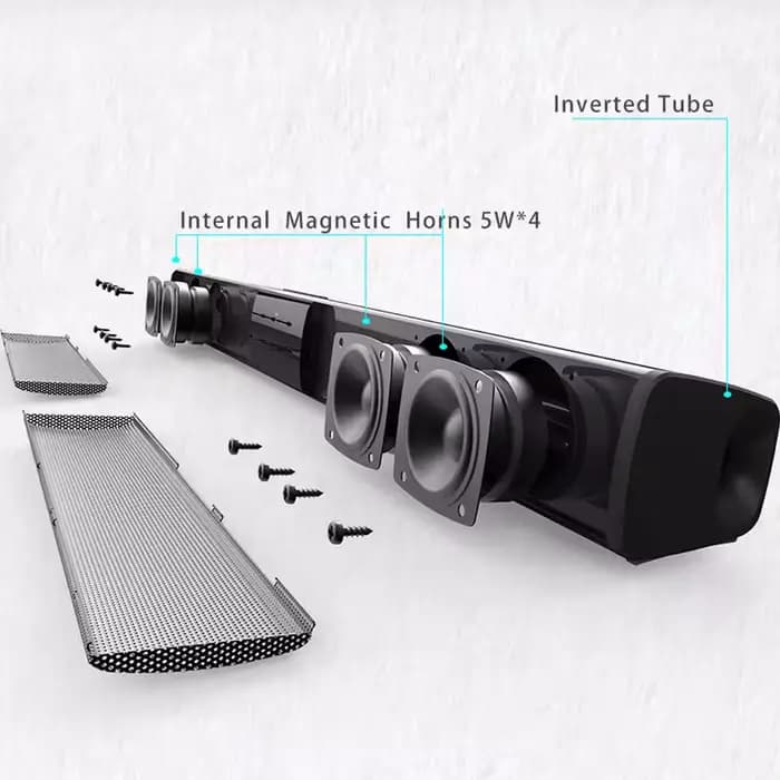 Barre De son pour TV caisson De basses haut-parleur Bluetooth