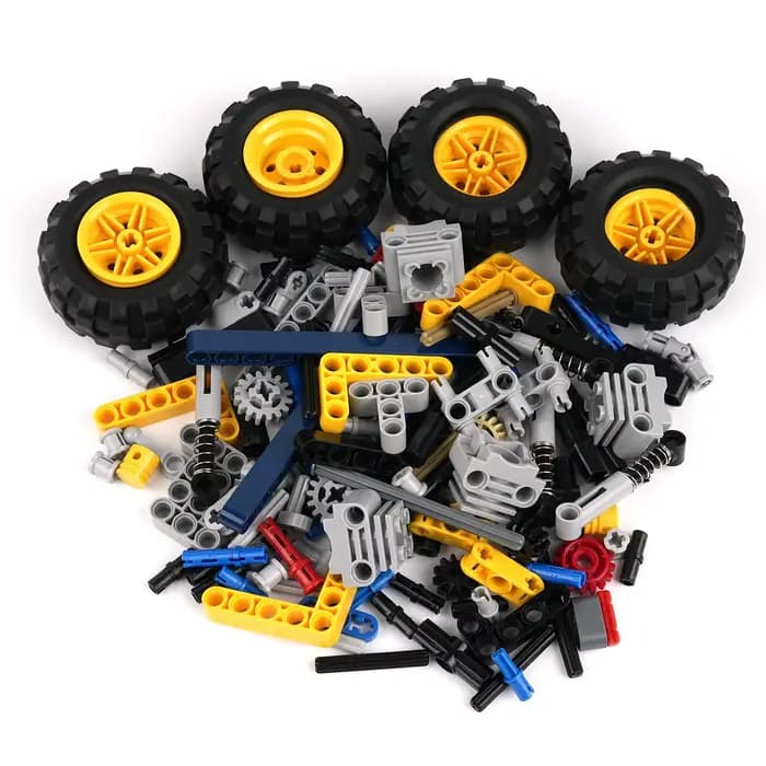 MOC – châssis de véhicule tout-terrain, Kit éducatif, modèle de blocs de construction de technologie scientifique créative