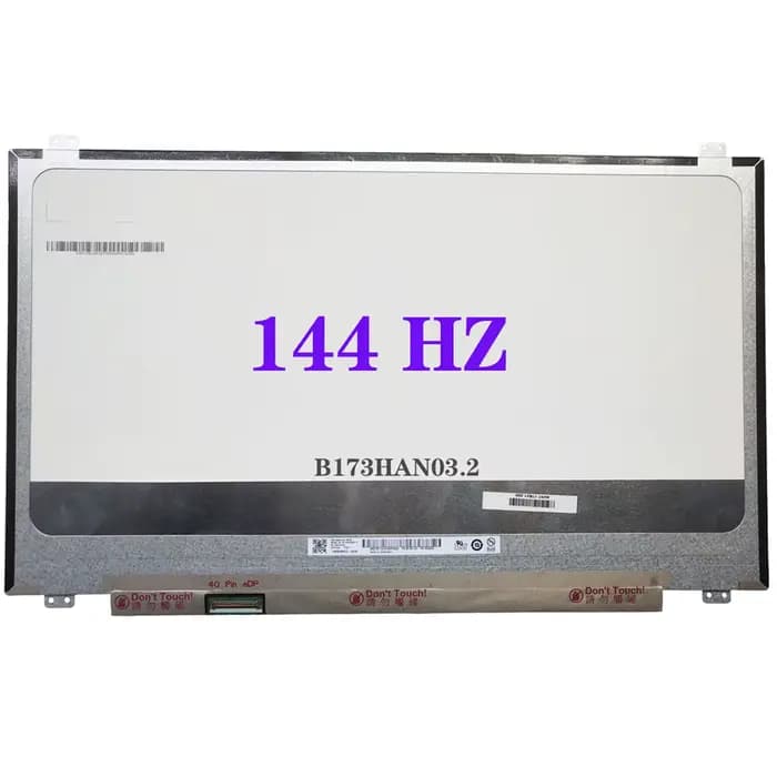 Écran LED pour ordinateur portable 17.3 pouces, B173HAN03.2, adapté au panneau IPS LP173WFG-SPD2 NV173FHM-N45 B173HAN03.1 B173HAN03.0 144HZ EDP 40 broches 1920x1080