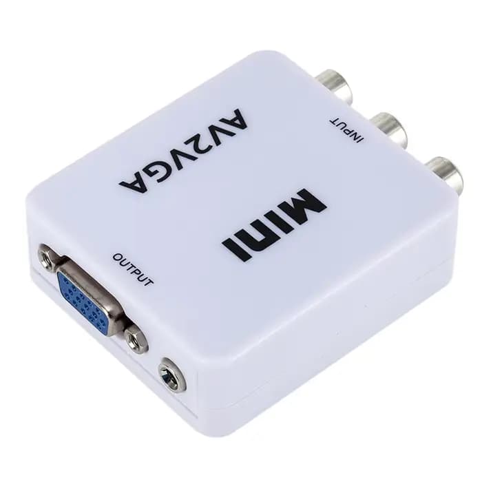 Mini convertisseur vidéo 1080P RCA AV vers VGA