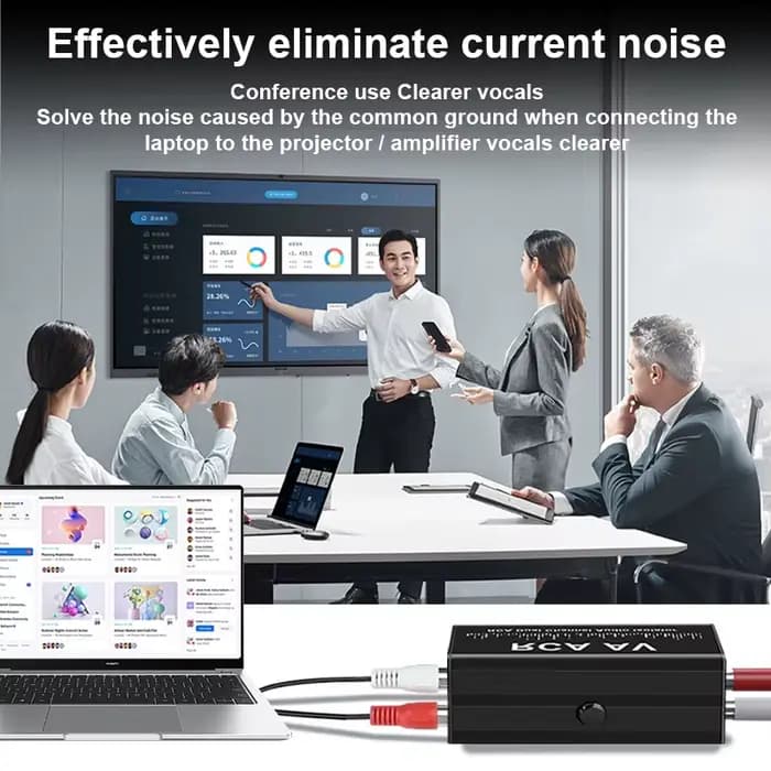 Isolateur de boucle d'audio RCA