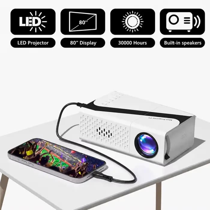 Projecteur portable 4K avec décodage 720P natif