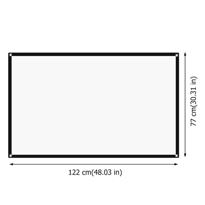 Écran de Projection Portable 100 pouces