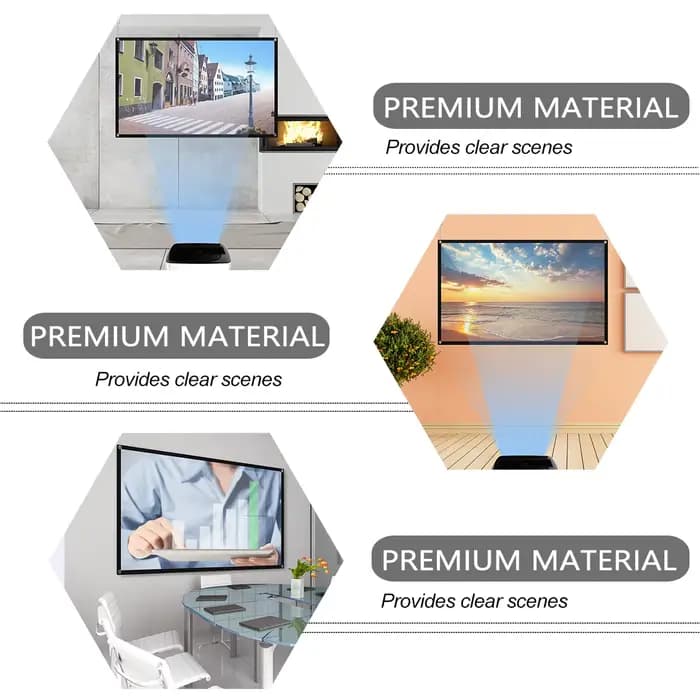 Écran de Projection Portable 100 pouces