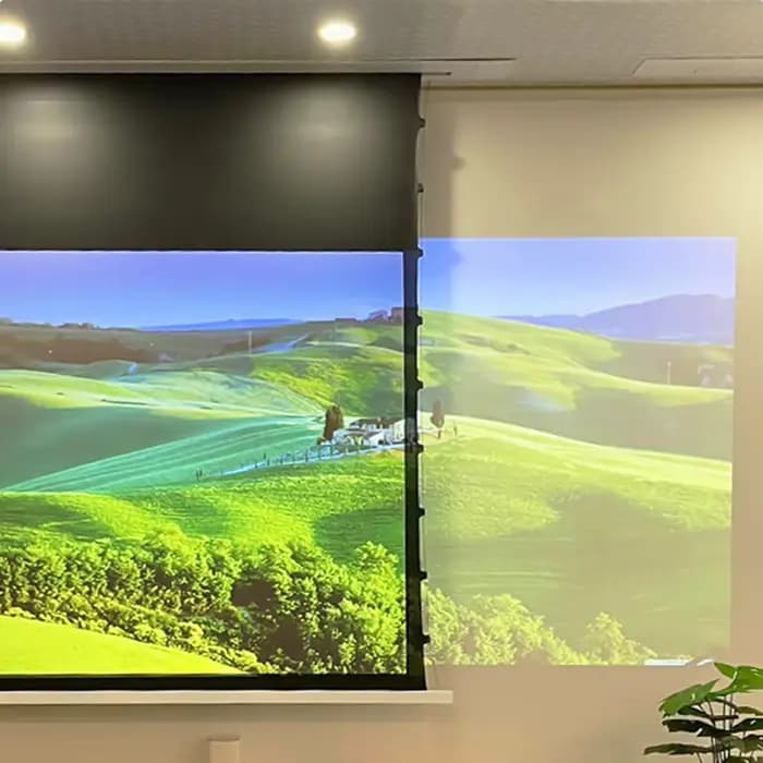 Écran de Projection de Tension à onglets électriques