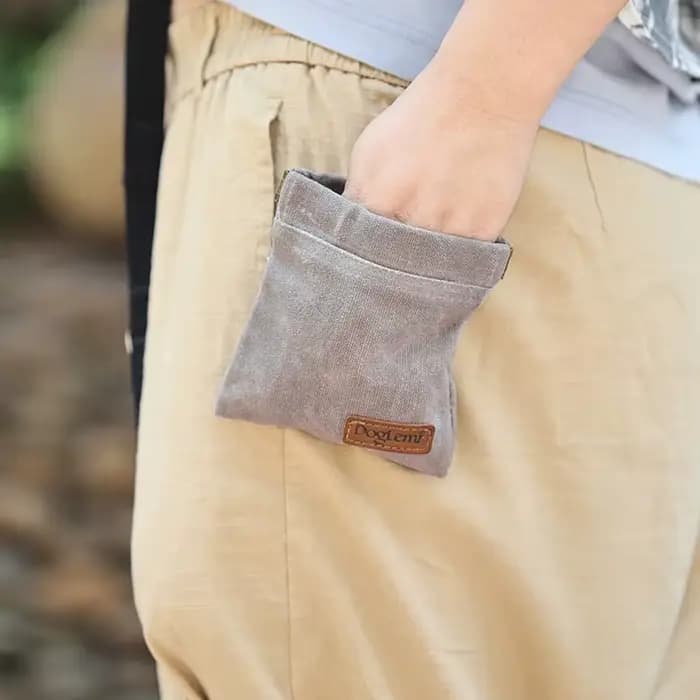 Sac à friandises pour l'entraînement des chiens, sac de voyage pour animaux de compagnie, pochette portable résistante à l'huile, distributeur de nourriture, accessoires durables pour animaux de compa
