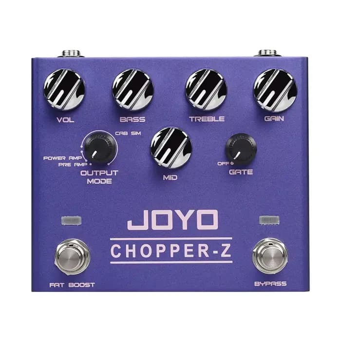 JOYO R-18 CHOPPER-Z pédale de distorsion pédale d'effet de guitare haute Gain AMP Simulation moderne métal son bruit porte pièces de guitare