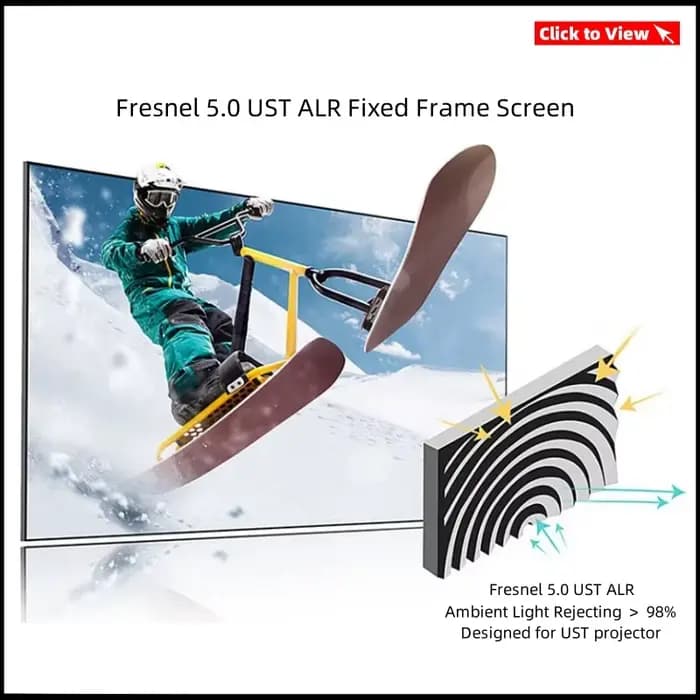 Fresnel ALR à gain élevé pour budgétaire UST 120