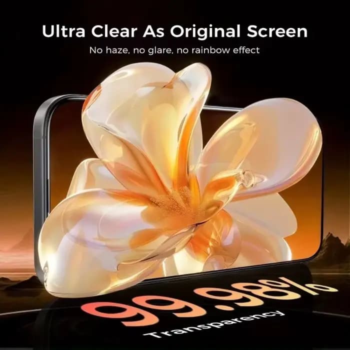 Protection d'écran en verre trempé pour iPhone 17 Pro Max, compatible avec iPhone 18 Pro Max, 17 Pro Max, 16, 15, 14, 13, 12, 11, XR, X, 16e, Air - Film protecteur