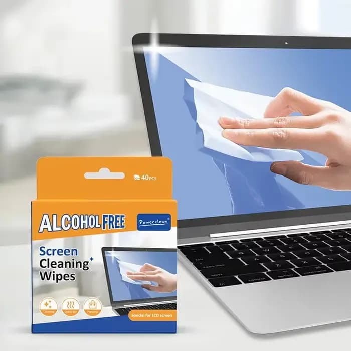 40 lingettes nettoyantes pour PC